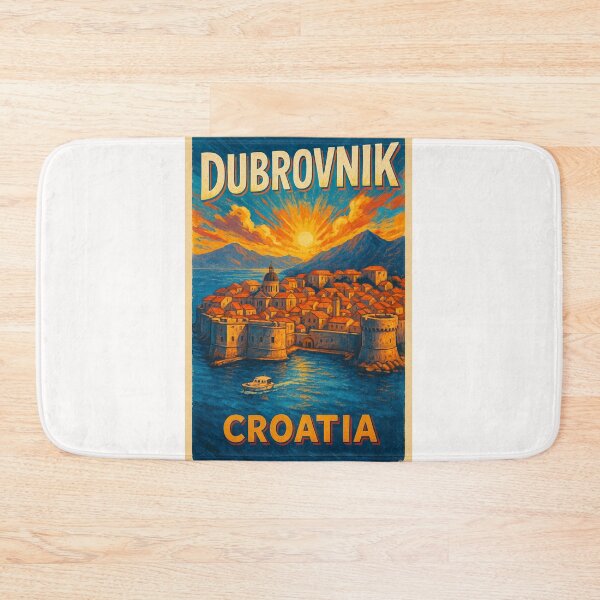 Item preview,  Dubrovnik Croatia Old Town Sunset View designed and sold by Places On Earth.