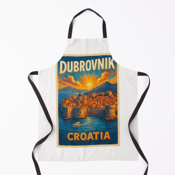 Item preview, Dubrovnik Croatia Old Town Sunset View designed and sold by Places On Earth.