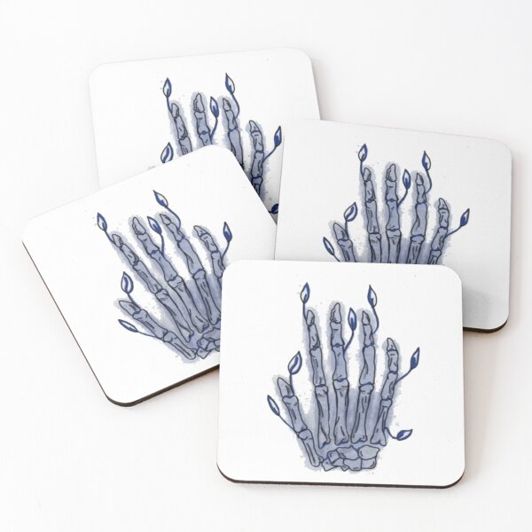 Item preview,  Anatomical Hand Bones Blue Line Art designed and sold by LunaArtology.