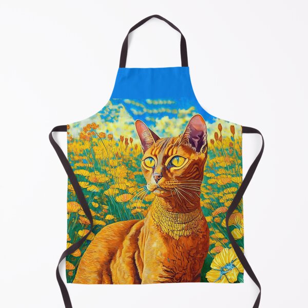 Item preview, Gilded Abyssinian: Klimt-Inspired Feline in Floral Opulence designed and sold by LanaGustavsson.