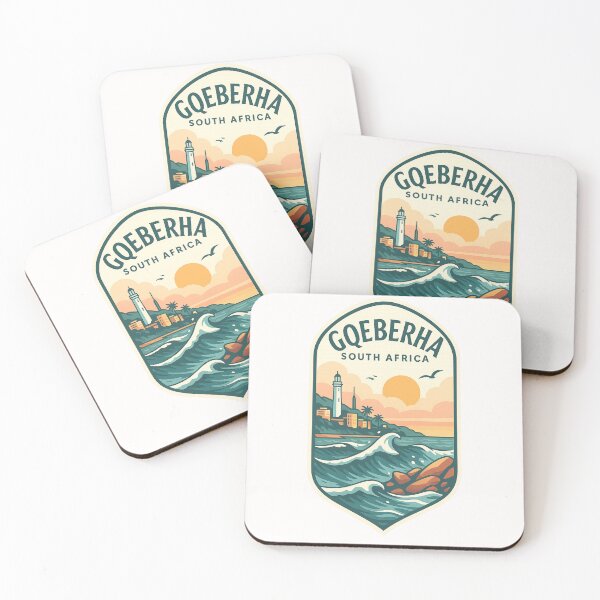 Item preview,  Gqeberha South Africa Lighthouse Coastline Sunset designed and sold by Places On Earth.