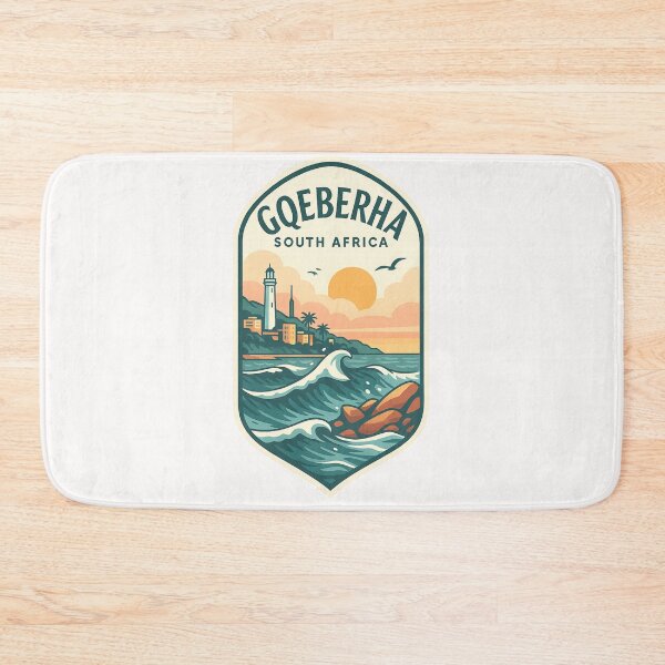 Item preview,  Gqeberha South Africa Lighthouse Coastline Sunset designed and sold by Places On Earth.