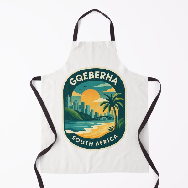 Item preview, Gqeberha South Africa Skyline and Beach Bridge View designed and sold by Places On Earth.