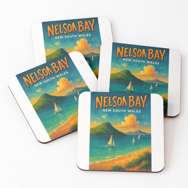 Item preview,  Nelson Bay New South Wales Sailboats and Headland designed and sold by Places On Earth.