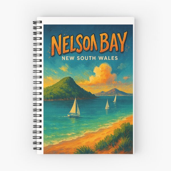 Item preview,  Nelson Bay New South Wales Sailboats and Headland designed and sold by Places On Earth.