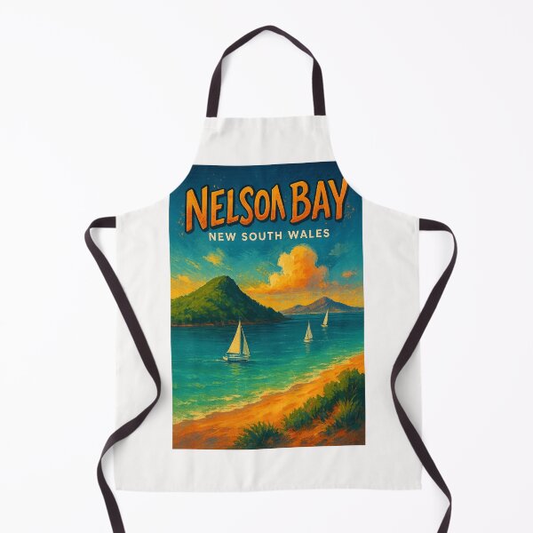 Item preview, Nelson Bay New South Wales Sailboats and Headland designed and sold by Places On Earth.