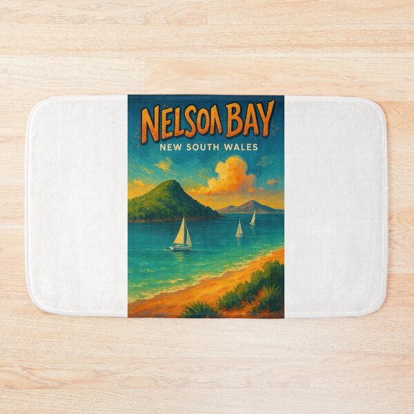 Item preview,  Nelson Bay New South Wales Sailboats and Headland designed and sold by Places On Earth.