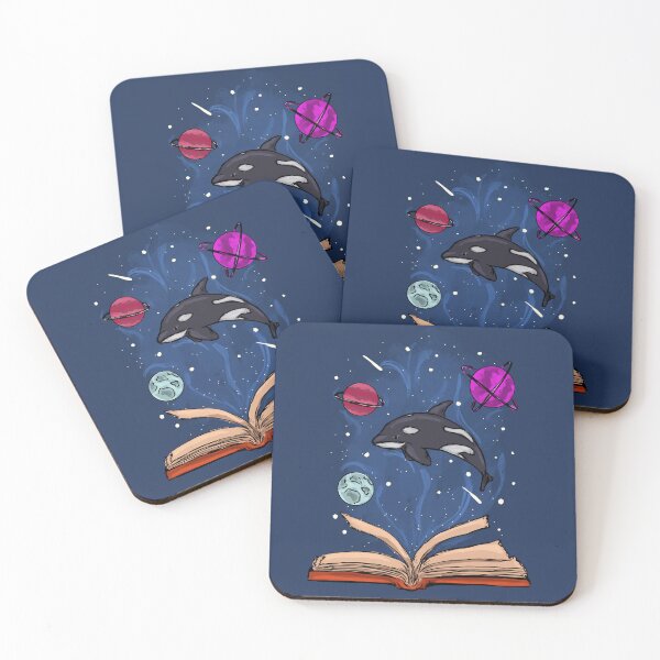 Item preview, Orca Floating in Cosmic Waters designed and sold by Antiope33.