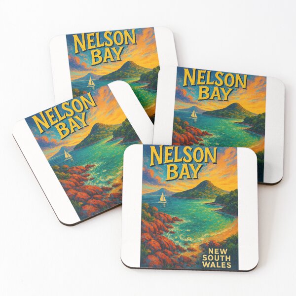 Item preview,  Nelson Bay New South Wales Rocky Sunset Coast designed and sold by Places On Earth.