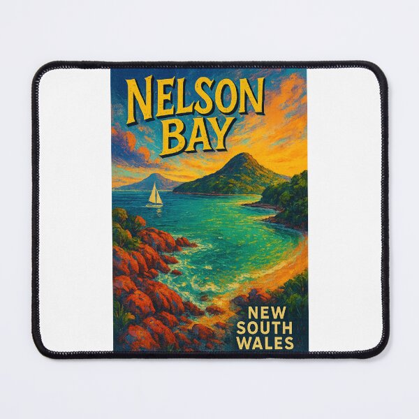 Item preview, Nelson Bay New South Wales Rocky Sunset Coast designed and sold by Places On Earth.