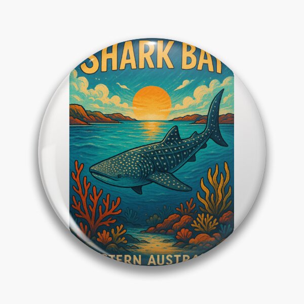 Item preview,  Shark Bay Whale Shark Sunset Western Australia designed and sold by Places On Earth.