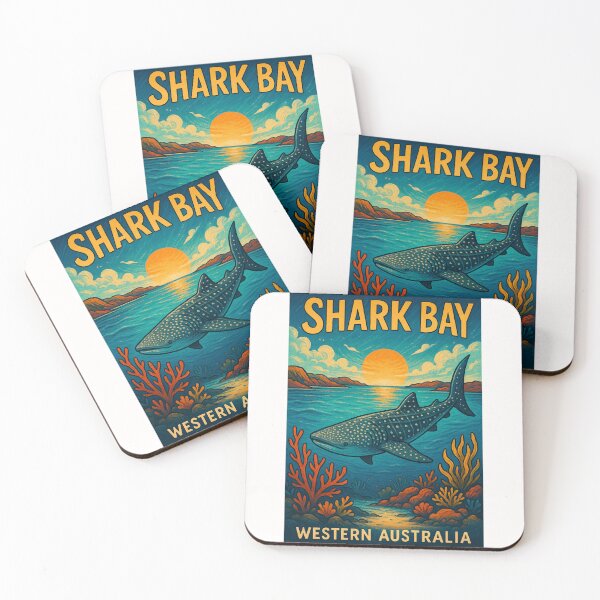 Item preview,  Shark Bay Whale Shark Sunset Western Australia designed and sold by Places On Earth.