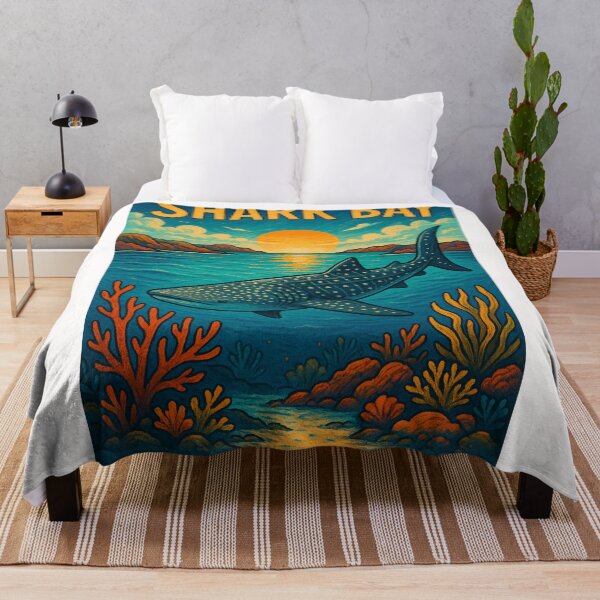 Item preview,  Shark Bay Whale Shark Sunset Western Australia designed and sold by Places On Earth.