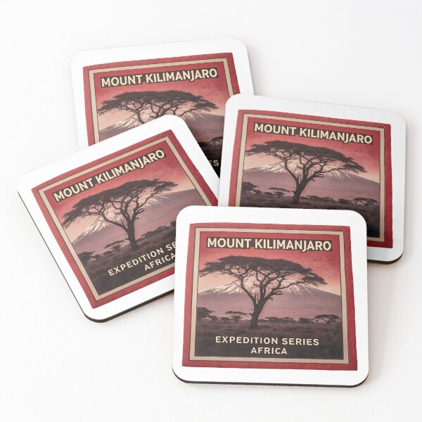 Item preview, Mt Mount Kilimanjaro Tanzania, Africa - Summit Mountain Trekking Dawn Push designed and sold by Star3NowForMe.