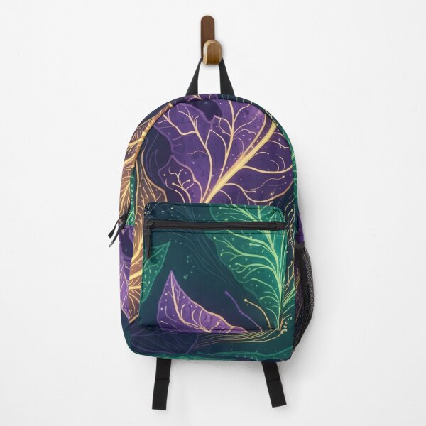 Item preview, Enchanted Bioluminescent Leaves designed and sold by Kaleidoscope Print.