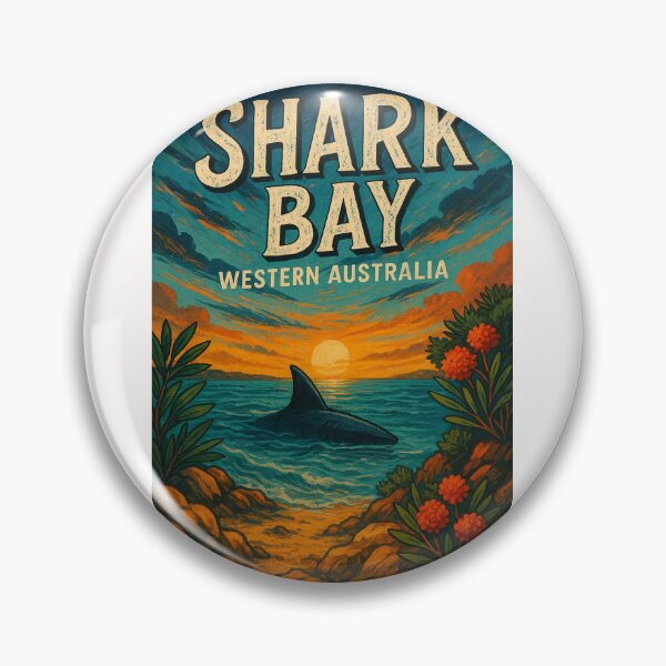 Item preview,  Shark Bay Dorsal Fin Ocean View Western Australia designed and sold by Places On Earth.