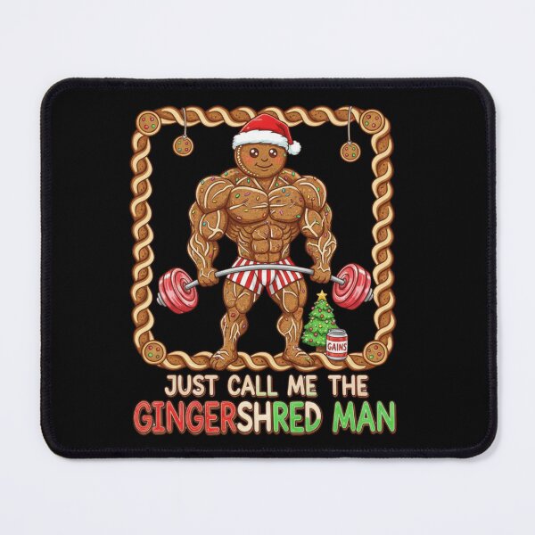 Item preview, Funny Gingershred Bodybuilding Gym Christmas designed and sold by MIMSCorneR.