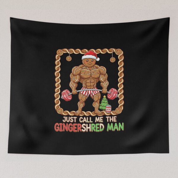 Item preview, Funny Gingershred Bodybuilding Gym Christmas designed and sold by MIMSCorneR.