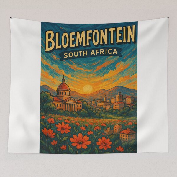 Item preview,  Bloemfontein Free State Dome and Cityscape Sunset designed and sold by Places On Earth.