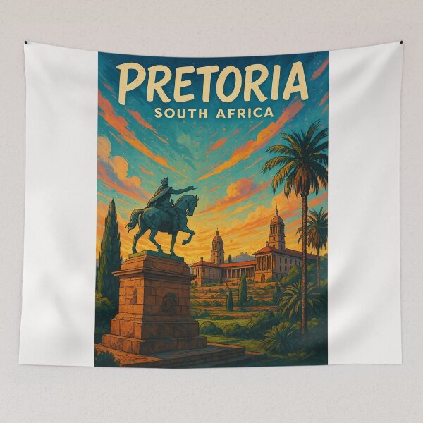Item preview,  Pretoria South Africa Union Buildings and Heroic Statue designed and sold by Places On Earth.