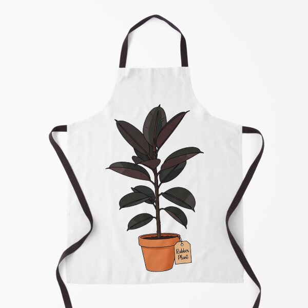 Item preview, Potted Rubber Plant Houseplant Botanical Illustration designed and sold by k3rstman1.