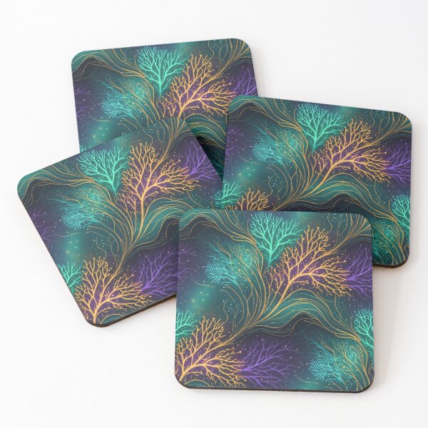 Item preview, Cosmic Coral Garden designed and sold by Kaleidoscope Print.