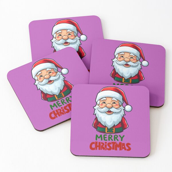 Item preview, MERRY CHRISTMAS WITH A FRIENDLY SANTA CLAUS designed and sold by infinitearte.