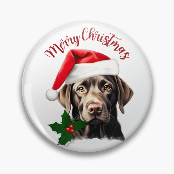 Artikelvorschau, Labrador Retriever – Frohe Weihnachten! entworfen und verkauft von Graph-Ink.