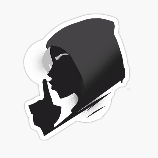 Shhh Sticker