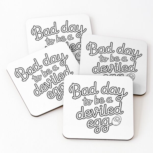 Item preview, Bad Day to Be a Deviled Egg Typography Shirt – Line Art Funny Thanksgiving Tee designed and sold by WSPrintCrafter.