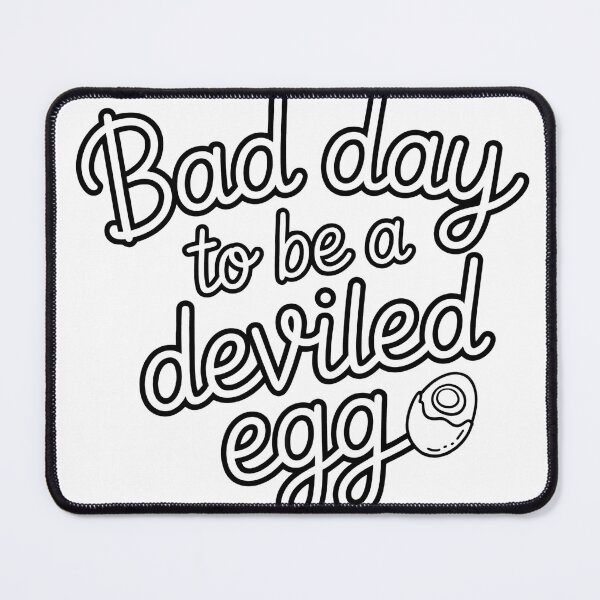 Item preview, Bad Day to Be a Deviled Egg Typography Shirt – Line Art Funny Thanksgiving Tee designed and sold by WSPrintCrafter.