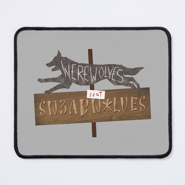 Item preview, Werewolves not swearwolves designed and sold by CloudyAppleArt.