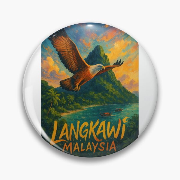 Item preview, Eagle Over Langkawi Coastline - Malaysia designed and sold by Aryabek.