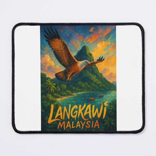Item preview, Eagle Over Langkawi Coastline - Malaysia designed and sold by Aryabek.