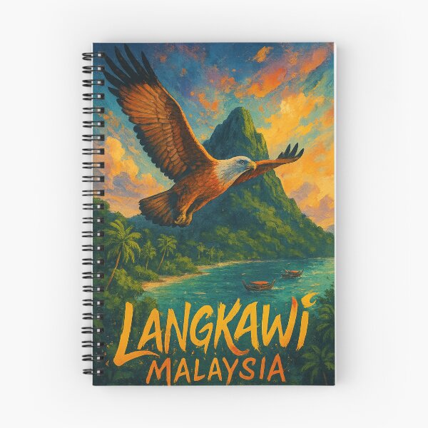 Item preview, Eagle Over Langkawi Coastline - Malaysia designed and sold by Aryabek.