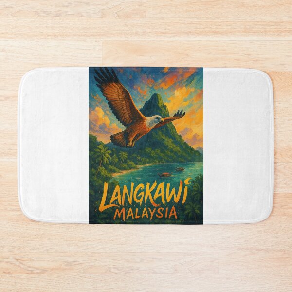 Item preview, Eagle Over Langkawi Coastline - Malaysia designed and sold by Aryabek.
