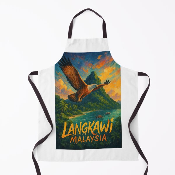 Item preview, Eagle Over Langkawi Coastline - Malaysia designed and sold by Aryabek.