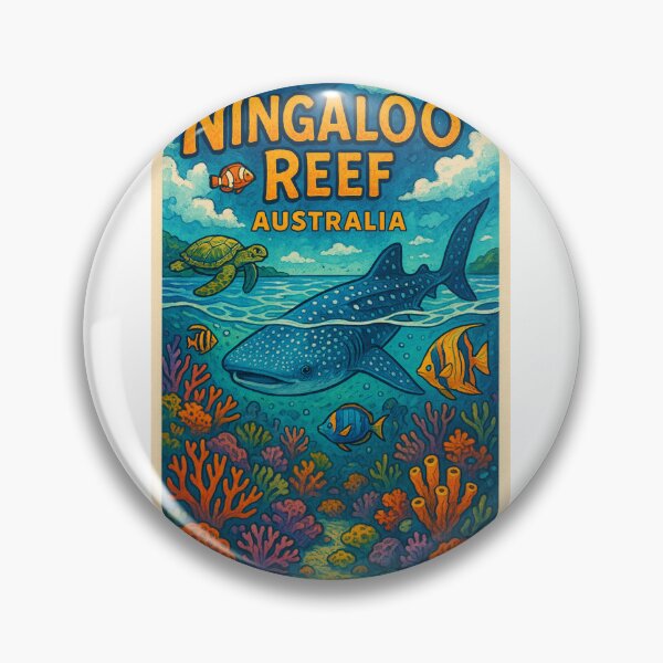 Item preview, Whale Shark at Ningaloo Reef - Australia’s Coral Wonderland designed and sold by Aryabek.
