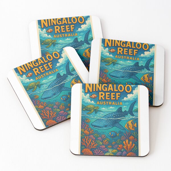Item preview, Whale Shark at Ningaloo Reef - Australia’s Coral Wonderland designed and sold by Aryabek.
