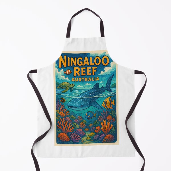 Item preview, Whale Shark at Ningaloo Reef - Australia’s Coral Wonderland designed and sold by Aryabek.