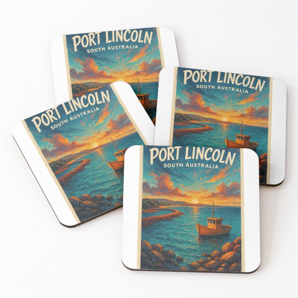 Item preview, Port Lincoln Fishing Boat at Sunset - South Australia designed and sold by Aryabek.
