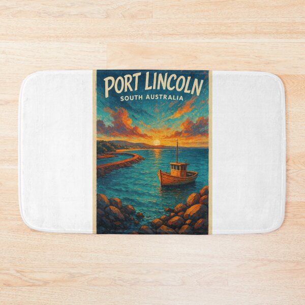 Item preview, Port Lincoln Fishing Boat at Sunset - South Australia designed and sold by Aryabek.