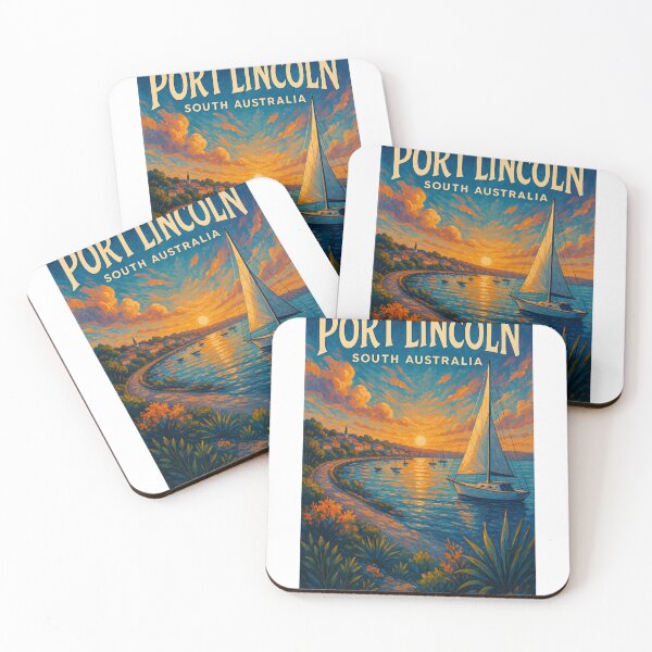Item preview, Port Lincoln Sailboats at Dusk - South Australia designed and sold by Aryabek.