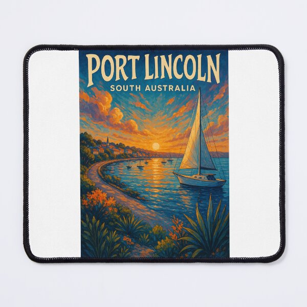 Item preview, Port Lincoln Sailboats at Dusk - South Australia designed and sold by Aryabek.