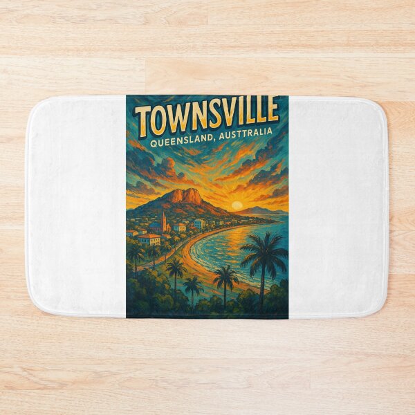 Item preview, Sunset Over Townsville Coastline - Queensland, Australia designed and sold by Aryabek.