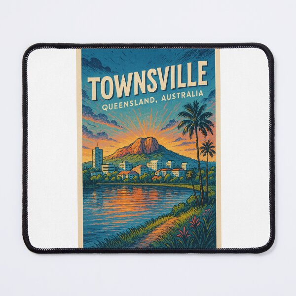 Item preview, Sunrise Behind Castle Hill - Townsville, Queensland designed and sold by Aryabek.