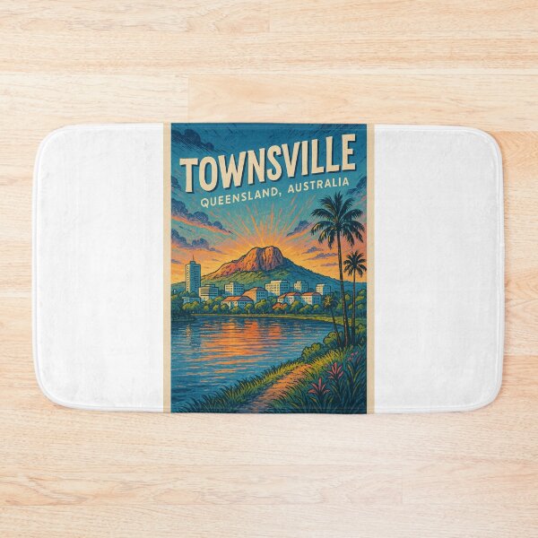 Item preview, Sunrise Behind Castle Hill - Townsville, Queensland designed and sold by Aryabek.