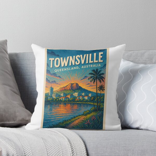 Item preview, Sunrise Behind Castle Hill - Townsville, Queensland designed and sold by Aryabek.