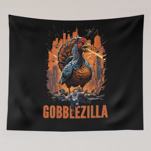 Item preview, Funny Style Happy Quote Retro Thanksgiving Humor Gobblezilla designed and sold by nguyenconguan80.