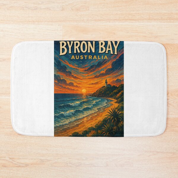 Item preview, Byron Bay Lighthouse Sunset - New South Wales, Australia designed and sold by Aryabek.